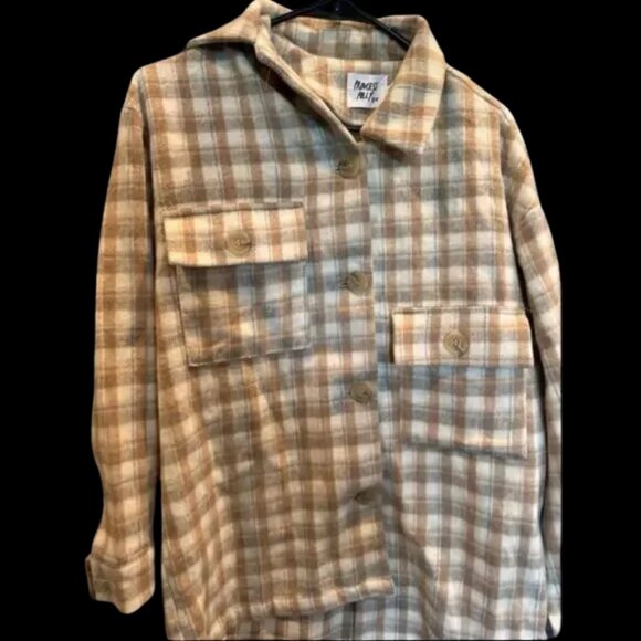 💛Princess Polly Button Up Plaid Jacket💛 - Picture 3 of 6